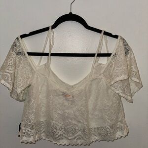 Lace Off-Shoulder Top